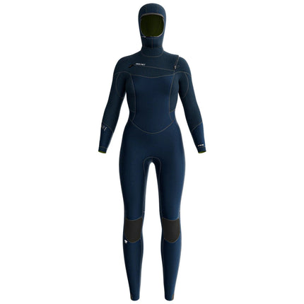 Prolimit Wetsuit Dames Flare Steamer Free-X 6/4MM Hooded Blauw