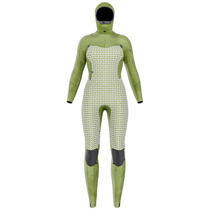 Prolimit Wetsuit Dames Flare Steamer Free-X 6/4MM Hooded Blauw