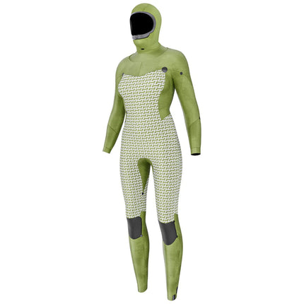 Prolimit Wetsuit Dames Flare Steamer Free-X 6/4MM Hooded Blauw