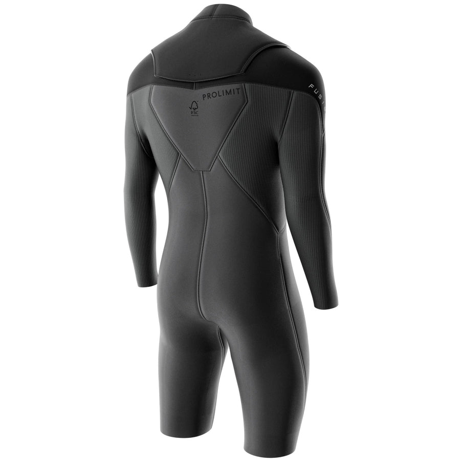 Prolimit Shorty Heren Fusion Sunset Freezip 2/2MM Zwart