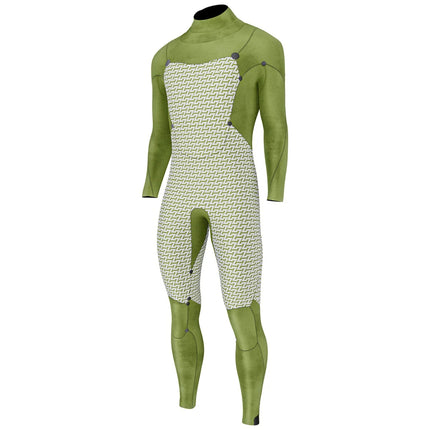 Prolimit Wetsuit Heren Predator Steamer Freezip 4/3MM Zwart