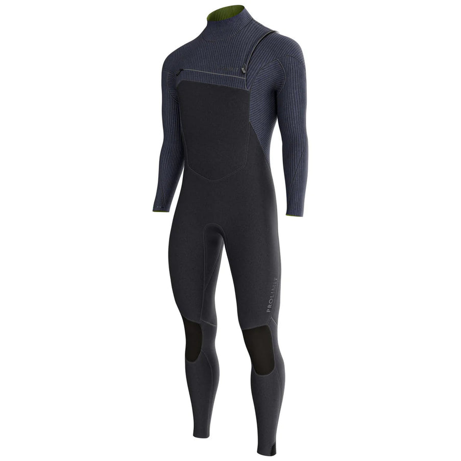 Prolimit Wetsuit Heren Predator Steamer Free-X 4/3MM Zwart