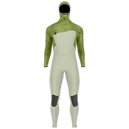 Prolimit Wetsuit Heren Predator Steamer Free-X 4/3MM Hooded Zwart