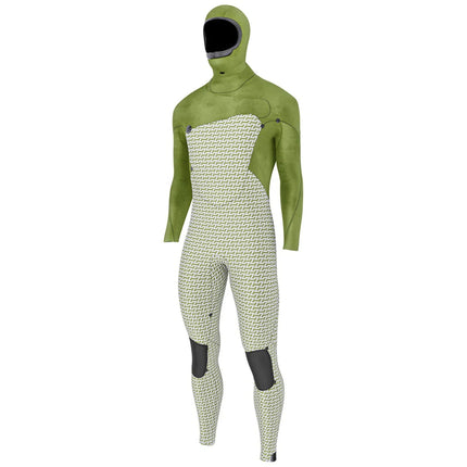 Prolimit Wetsuit Heren Predator Steamer Free-X 4/3MM Hooded Zwart