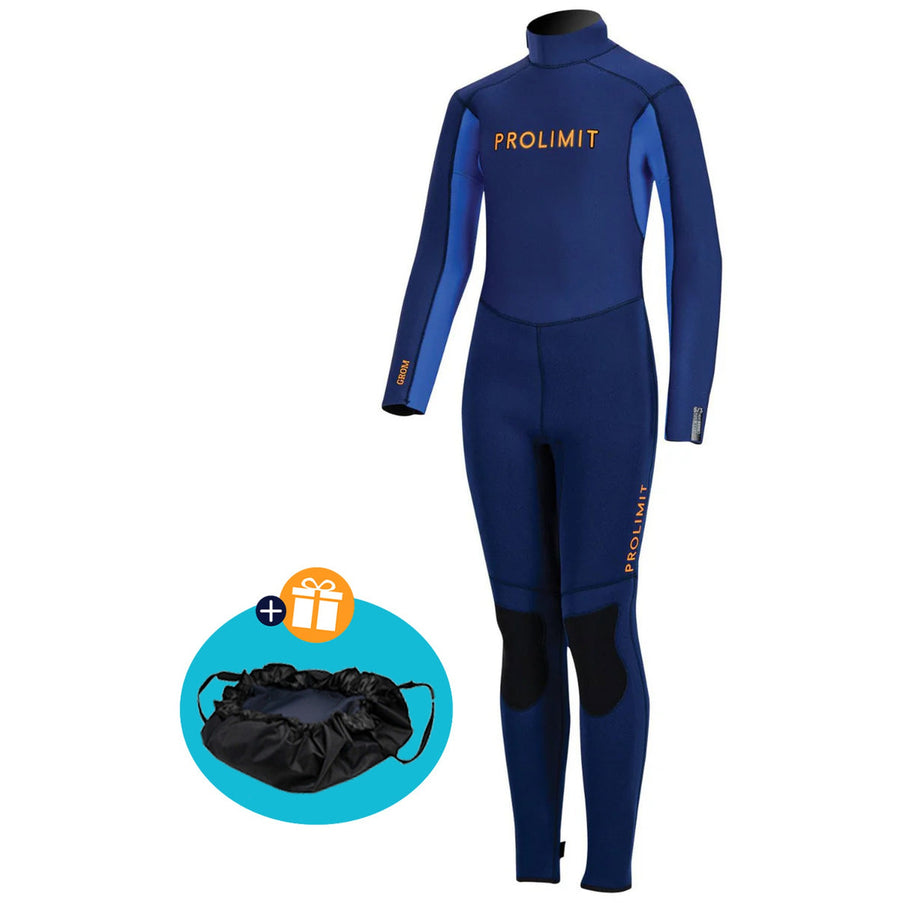 Prolimit Wetsuit Kind Grommet Steamer 5/3mm Blauw