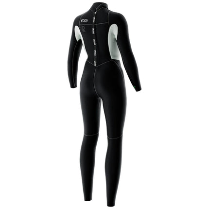 Prolimit Wetsuit Dames Edge Steamer V-Zip 5/4MM Zwart