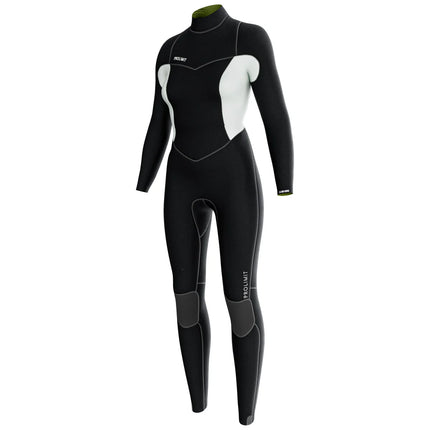 Prolimit Wetsuit Dames Edge Steamer V-Zip 5/4MM Zwart