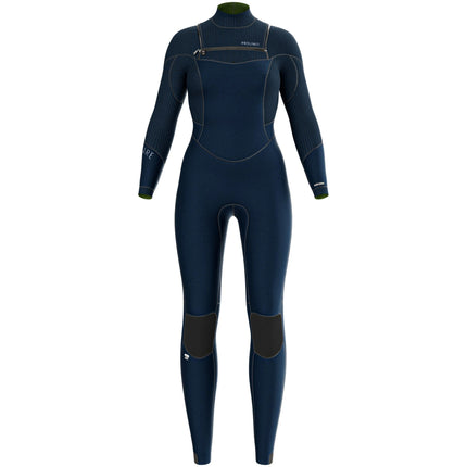 Prolimit Wetsuit Dames Flare Steamer 4 3MM Freezip Blauw