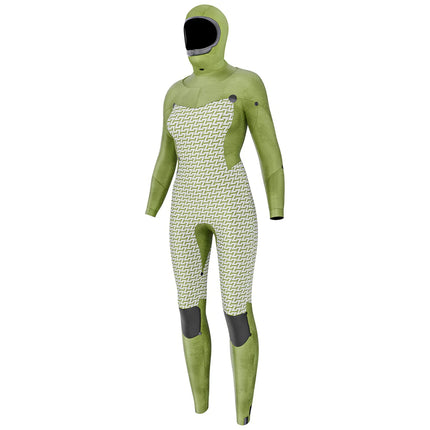 Prolimit Wetsuit Dames Flare Steamer Free-X 6/4MM Hooded Blauw