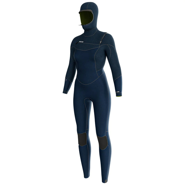 Prolimit Wetsuit Dames Flare Steamer Free-X 6/4MM Hooded Blauw