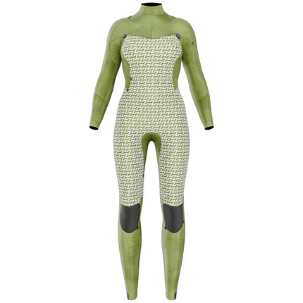 Prolimit Wetsuit Dames Flare Steamer Freezip 4/3MM Zwart