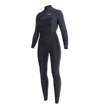Prolimit Wetsuit Dames Flare Steamer Freezip 4/3MM Zwart