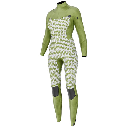Prolimit Wetsuit Dames Flare Steamer Freezip 5/4MM Zwart