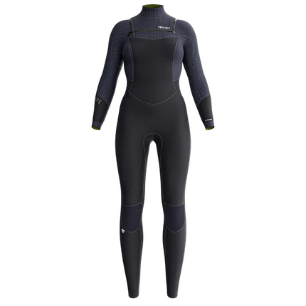 Prolimit Wetsuit Dames Flare Steamer Freezip 5/4MM Zwart