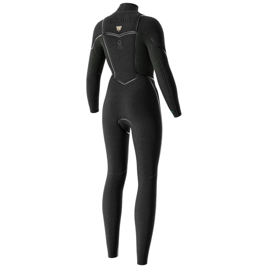 Prolimit Wetsuit Dames Oxygen Steamer Freezip 5/4MM Zwart