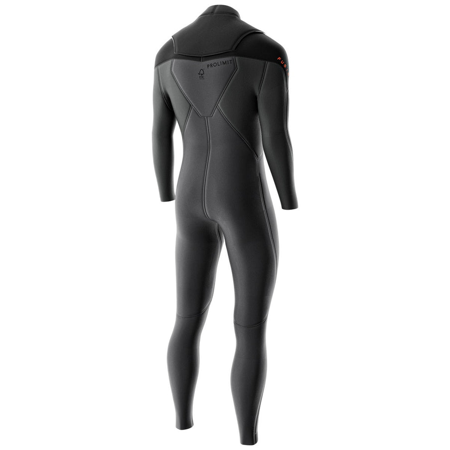 Prolimit Wetsuit Heren Fusion Steamer Freezip 5/4MM Zwart
