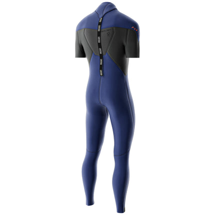Prolimit Wetsuit Heren Fusion Steamer SA V-Zip 3/2MM Blauw/Grijs