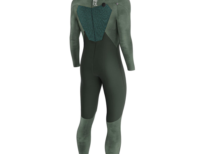 Prolimit Wetsuit Heren Fusion Steamer V-Zip 5 4MM Blauw Grijs
