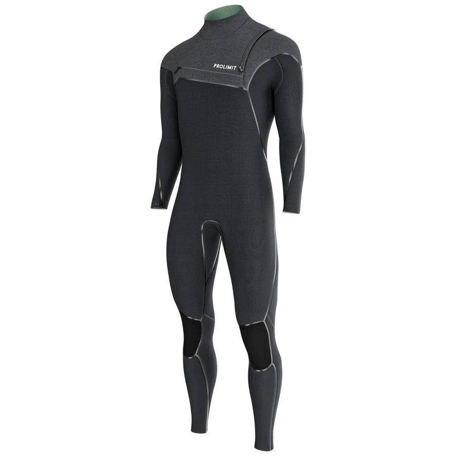 Prolimit Wetsuit Heren Mercury Steamer Free-X 4/3MM Zwart