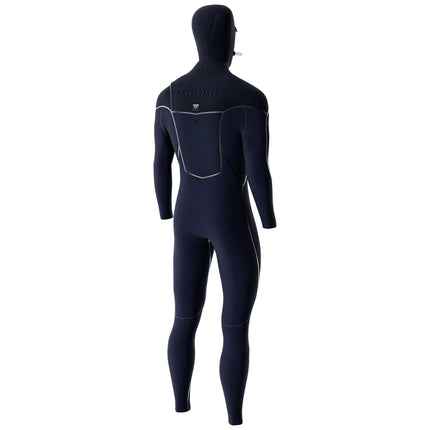 Prolimit Wetsuit Heren Mercury Steamer Free-X 6/4mm Hooded Donkerblauw
