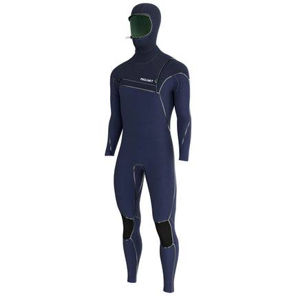 Prolimit Wetsuit Heren Mercury Steamer Free-X 6/4mm Hooded Donkerblauw