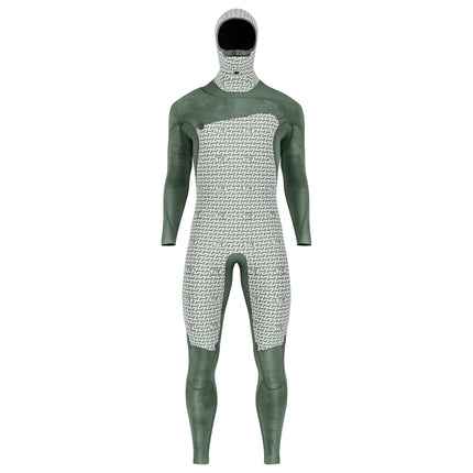 Prolimit Wetsuit Heren Mercury Steamer Free-X 6/4MM Hooded Zwart