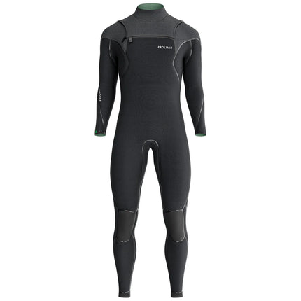 Prolimit Wetsuit Heren Mercury Steamer Freezip 4/3MM Zwart