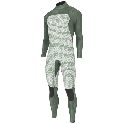 Prolimit Wetsuit Heren Mercury Steamer V-Zip 6/4MM Zwart