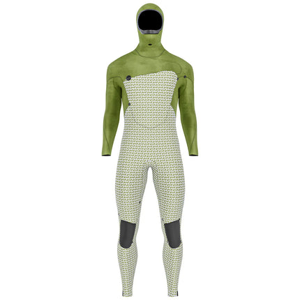 Prolimit Wetsuit Heren Predator Steamer Free-X 4/3MM Hooded Zwart