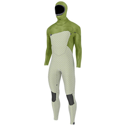 Prolimit Wetsuit Heren Predator Steamer Free-X 4/3MM Hooded Zwart
