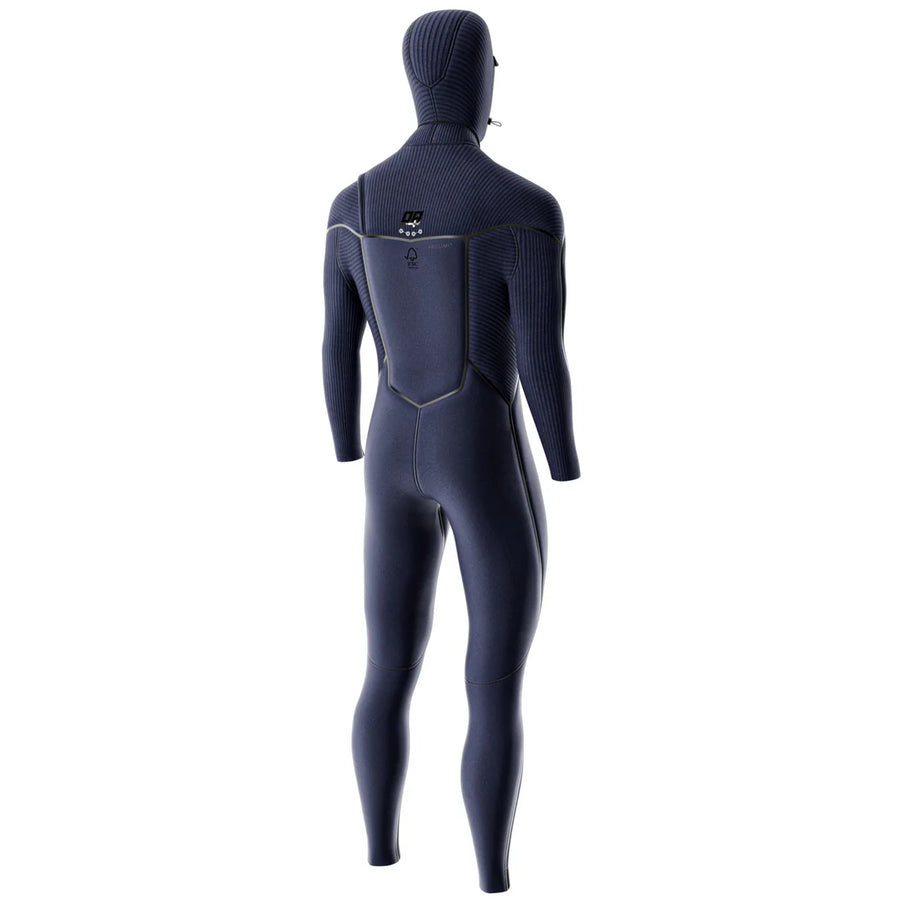 Prolimit Wetsuit Heren Predator Steamer Free-X 6/4MM Hooded Donkerblauw