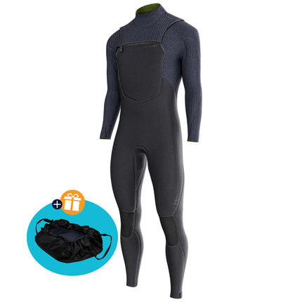prolimit-wetsuit-heren-predator-steamer-freezip-4-3mm-zwart