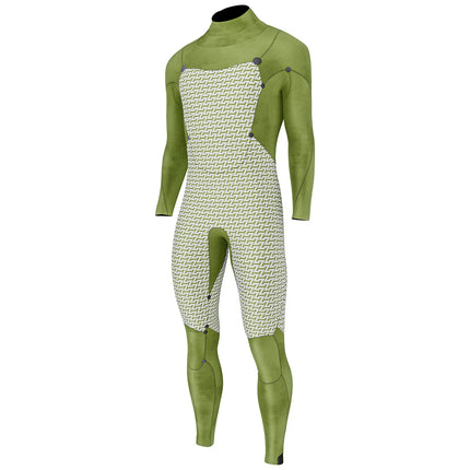 Prolimit Wetsuit Heren Predator Steamer Freezip 5/4MM Zwart