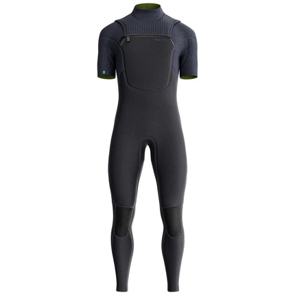 Prolimit Wetsuit Heren Predator Steamer Korte Mouw Freezip 4/3MM Zwart