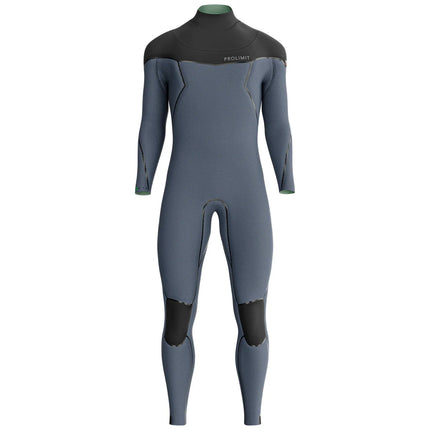 Prolimit Wetsuit Heren Vapor Steamer C-Zip 5/4MM Zwart/Blauw