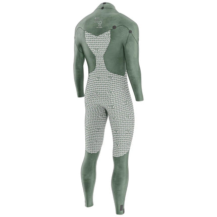 Prolimit Wetsuit Heren Vapor Steamer C-Zip 5/4MM Zwart/Blauw