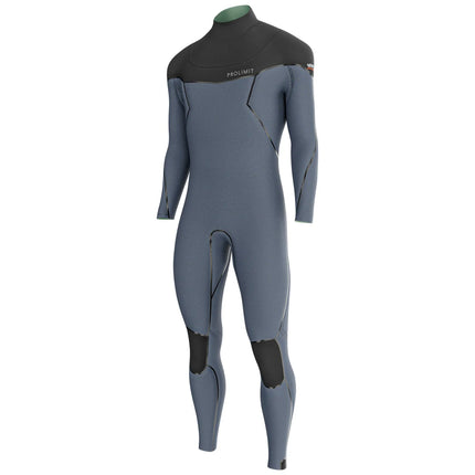 Prolimit Wetsuit Heren Vapor Steamer C-Zip 5/4MM Zwart/Blauw