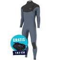 Prolimit Prolimit Wetsuit Heren Vapor Steamer Free-X 6/4MM Blauw