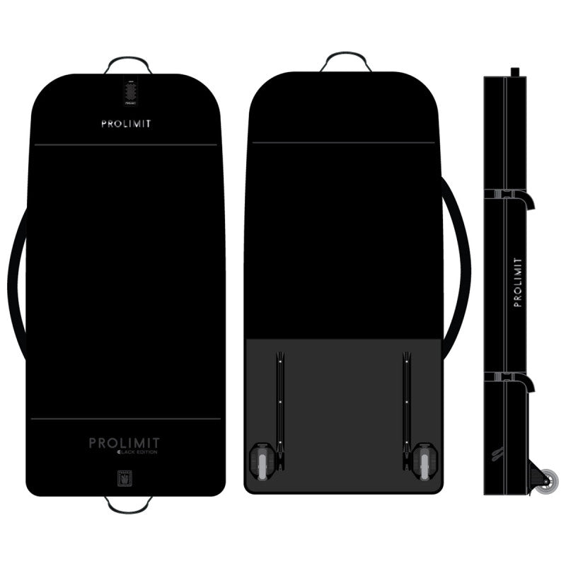 Prolimit Wingfoil Boardbag Performance met Slider Wheels Zwart