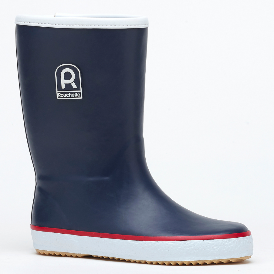 Rouchette Zeillaarzen Kind Donkerblauw