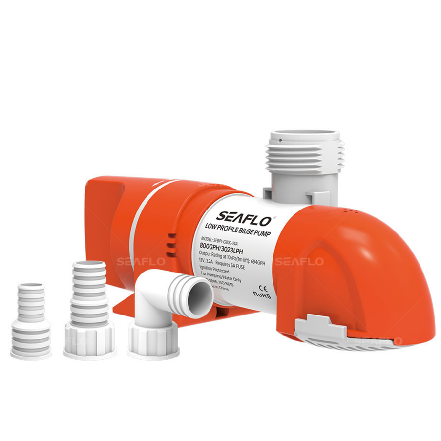 SeaFlo Low Profile Automatische Bilgepomp 12V 1100GPH