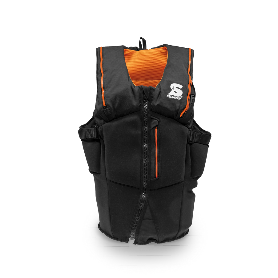 Secumar Impactvest Opblaasbaar 100N Zwart