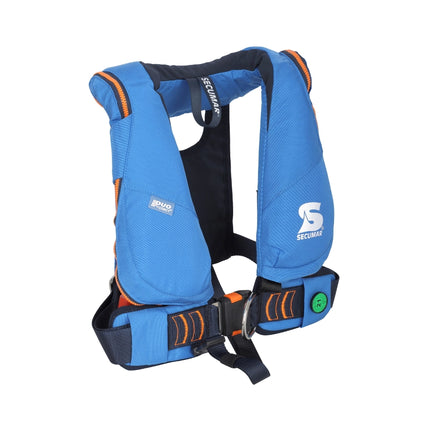Secumar Semi Automatische Reddingsvest Kind Junior 110N Blauw