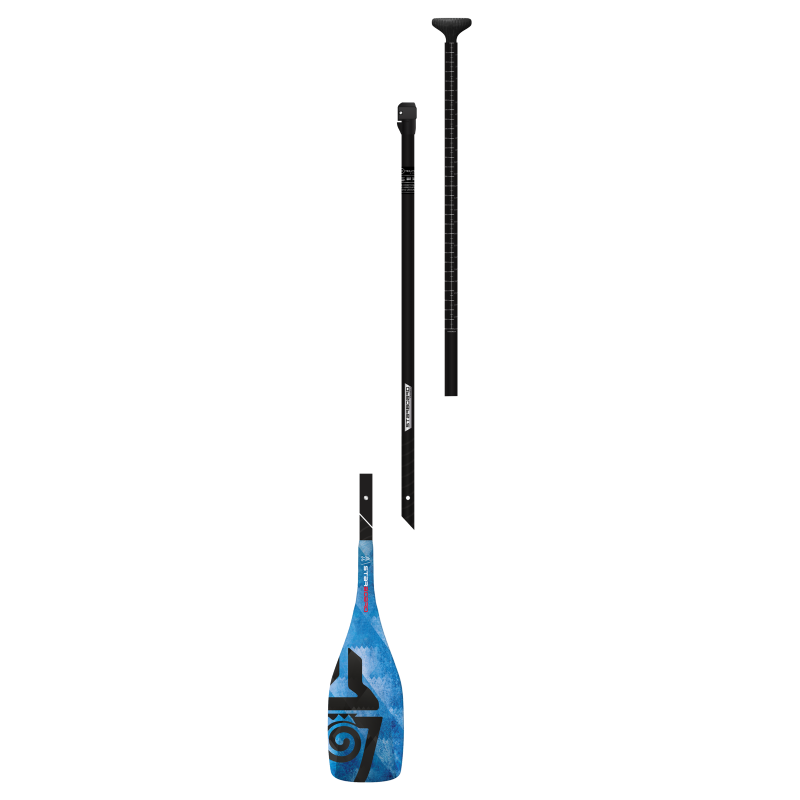 Starboard SUP 2022 Paddle LIMA TIKI TECH BLUE M 29MM 3PCS ADJ CARBON S35