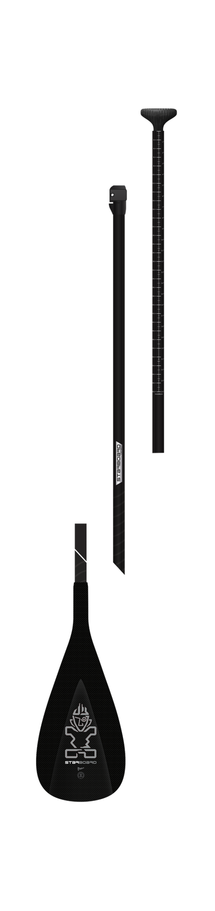 Starboard SUP 2024 Paddle ENDURO CARBON M / 29MM 3 PCS ADJ.
