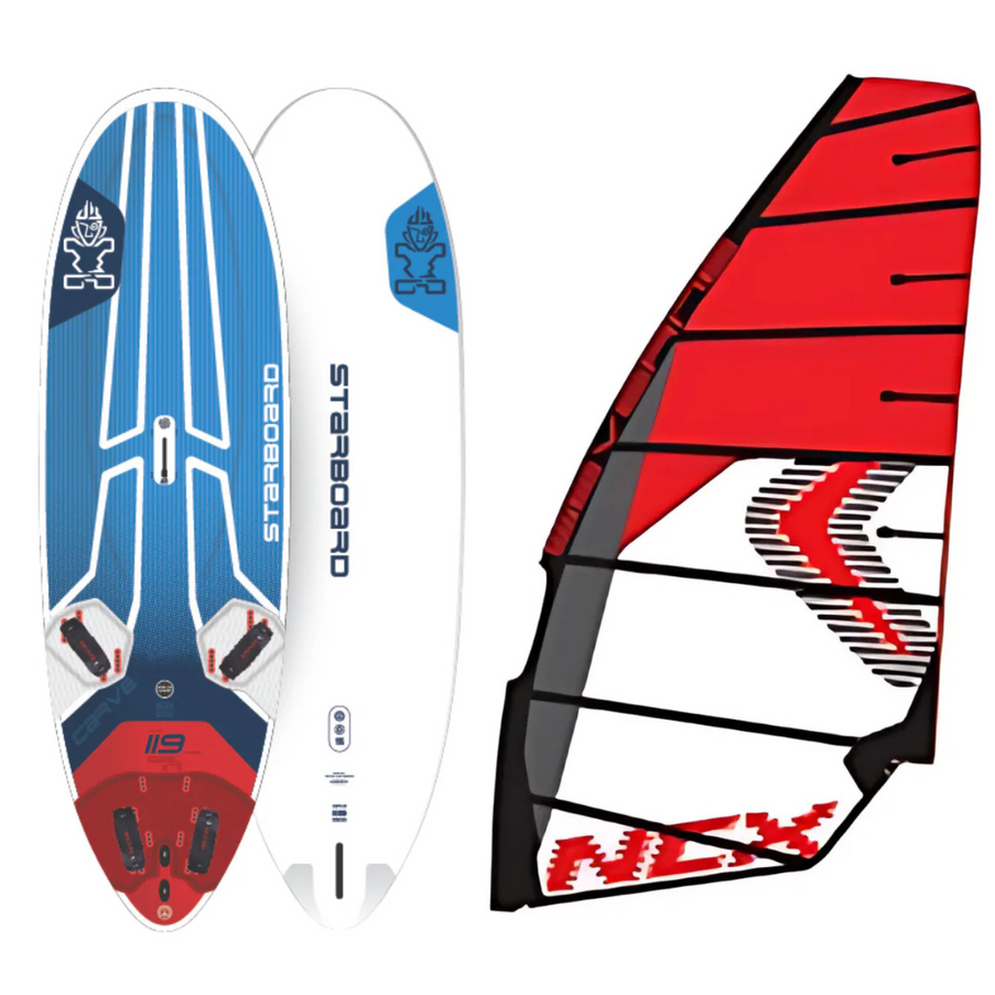 Starboard Carve Carbon + Severne Surfzeil NCX