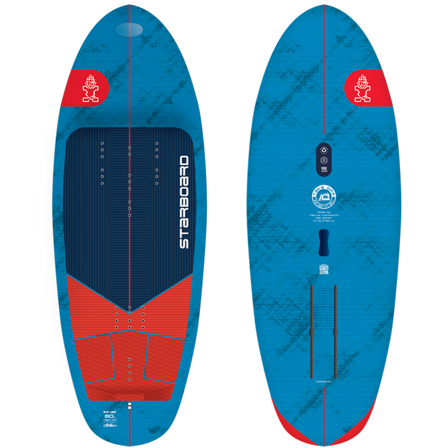 Starboard Wing Board Take Off Blauw Carbon