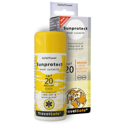 TravelSafe Sport Zonnebrandcreme SPF20 75 ml