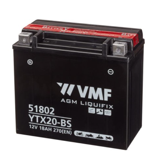 VMF Powersport 12V 18Ah YTX20-BS