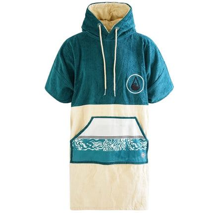 Wave Hawaii Poncho Unisex Petrol